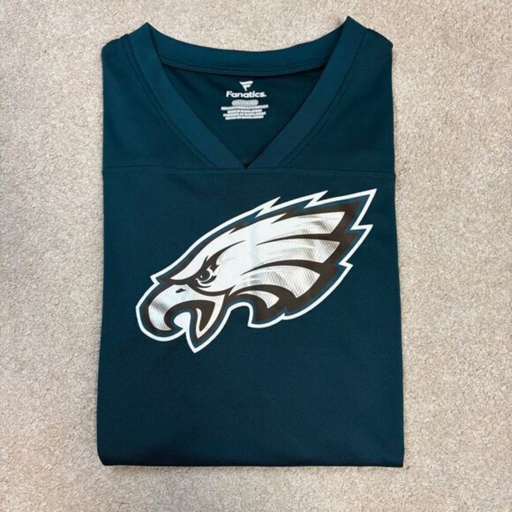 Fanatics NFL Philadelphia Eagles Logo V-Neck Athletic Shirt Size 3XL